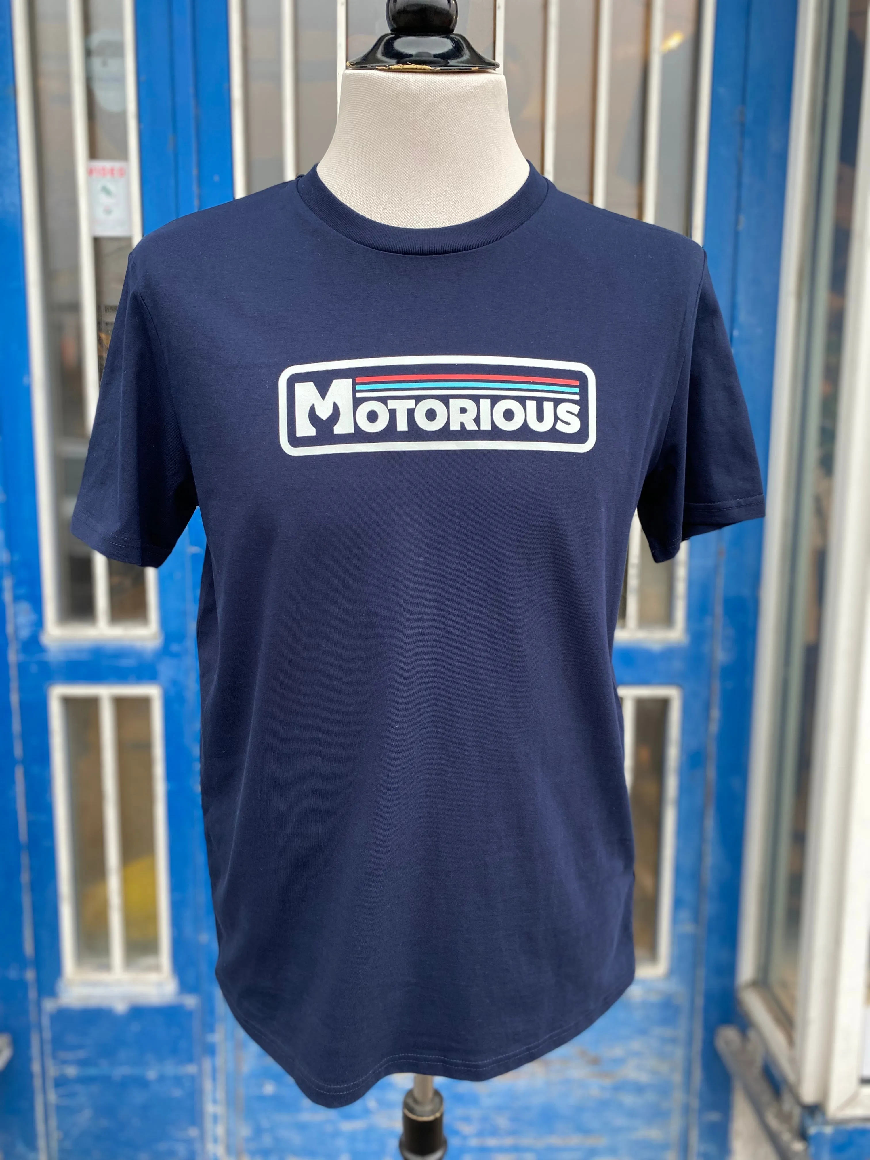 "AMF" Motorious T-shirt, Navy