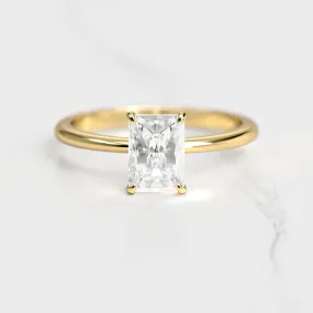 Radiant Solitaire Diamond Ring