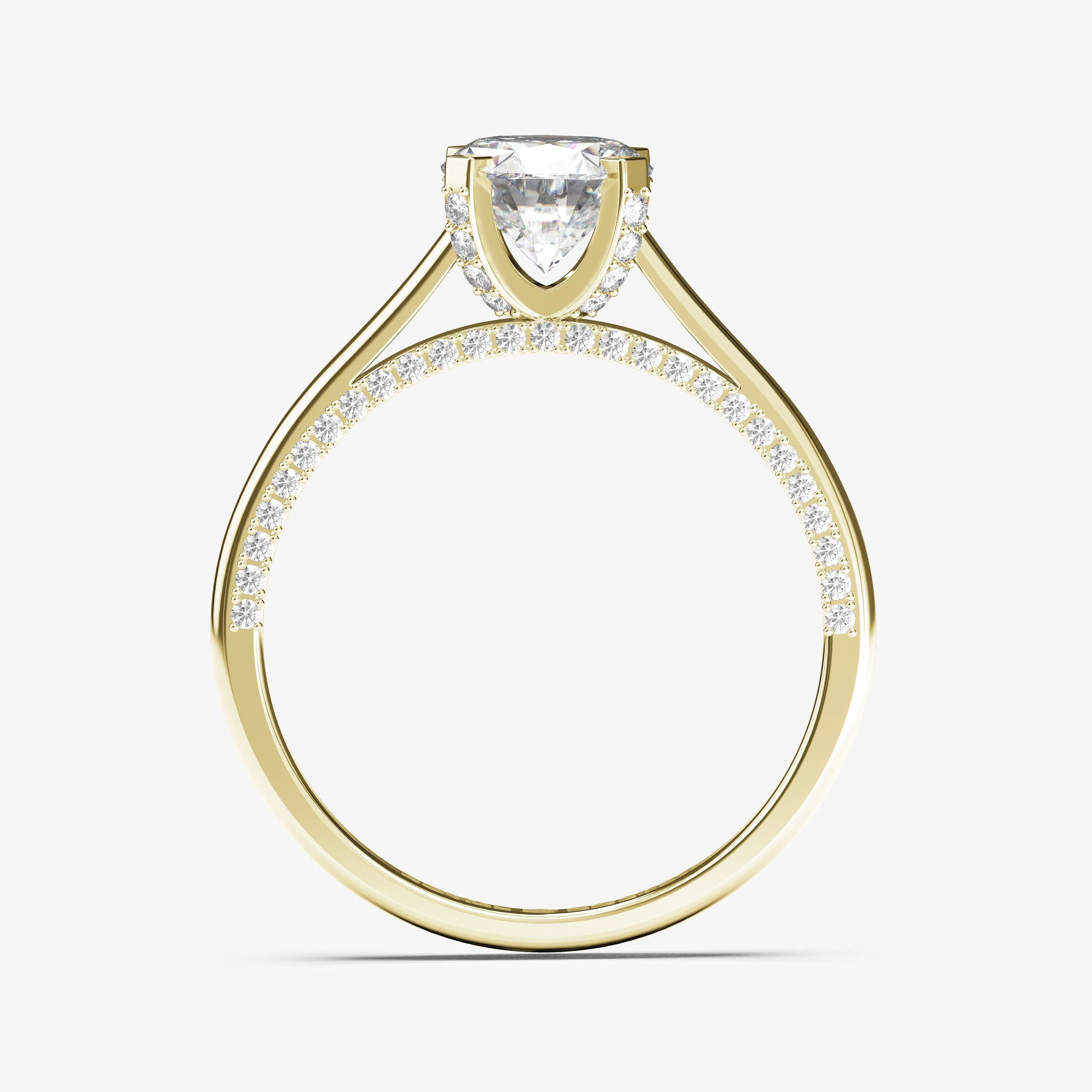 Signature C Embellished Solitaire Ring