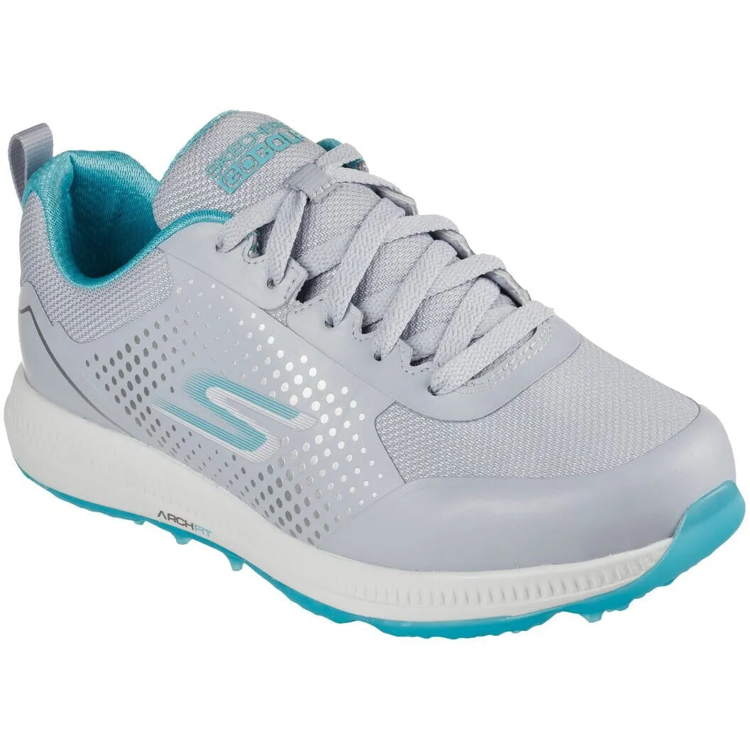 Skechers Chaussures de Golf Femme GoGolf Elite 5 Sport Gris Bleu