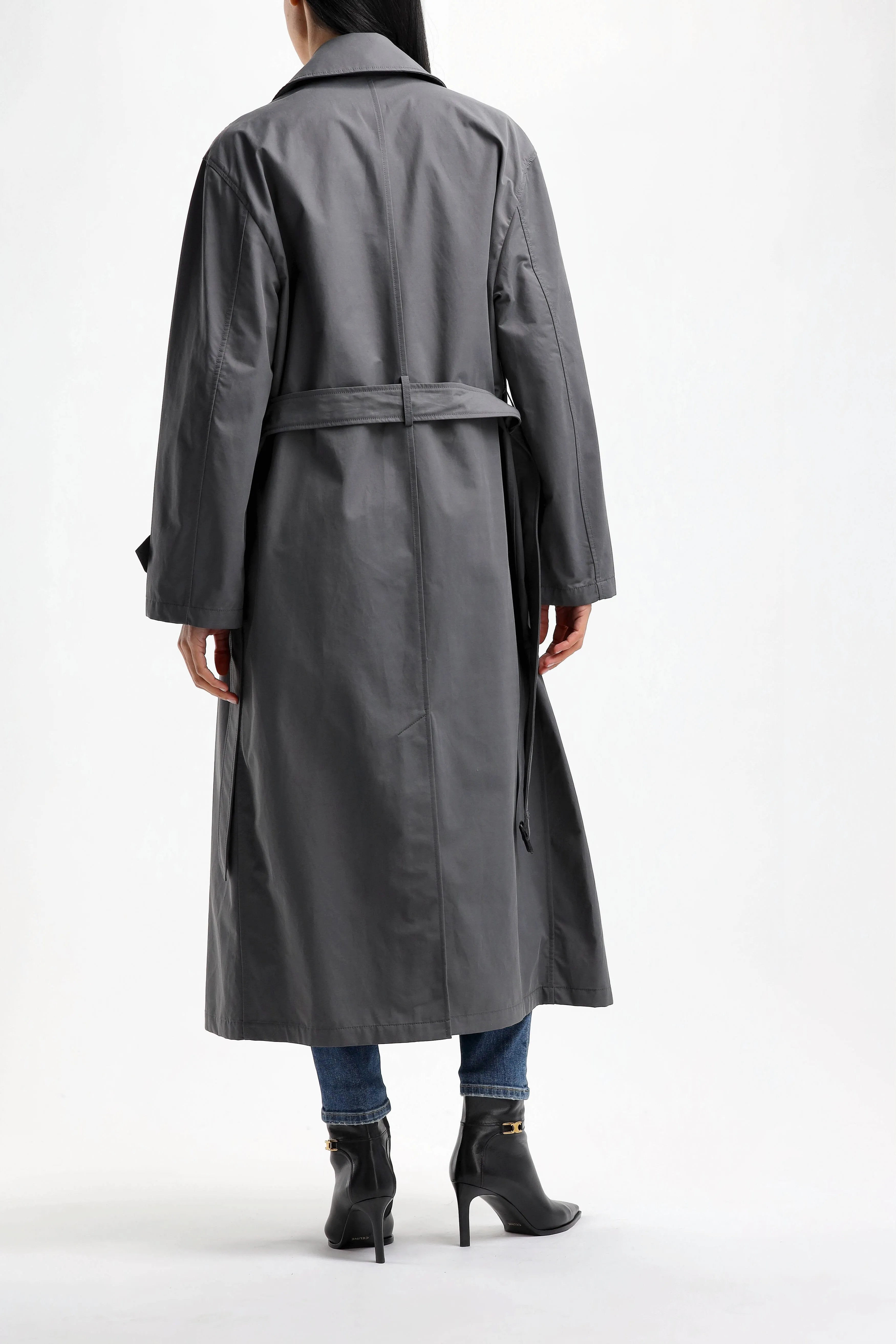 Slate Grey Trench Coat for Louis: Stylish and Versatile Outerwear