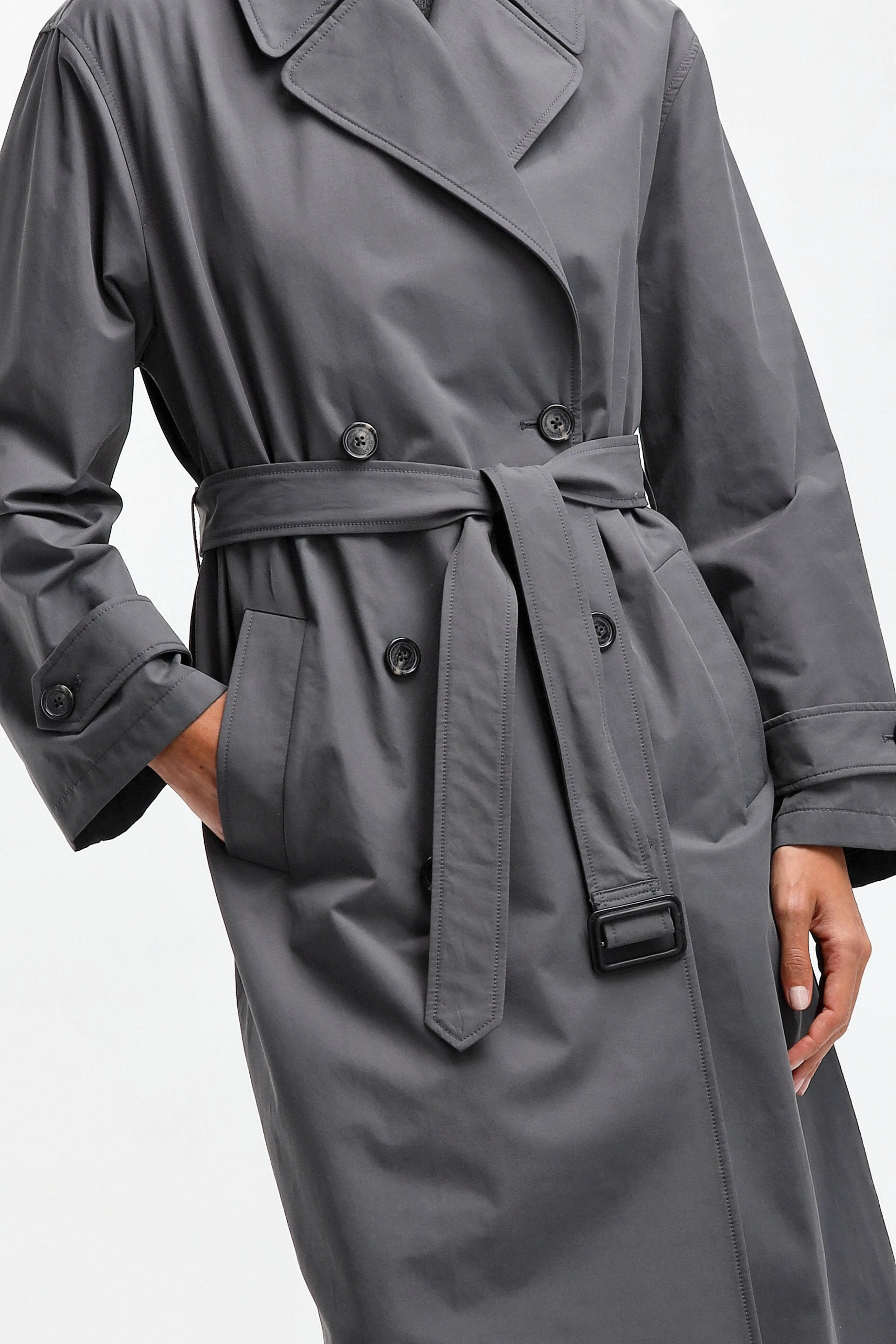 Slate Grey Trench Coat for Louis: Stylish and Versatile Outerwear