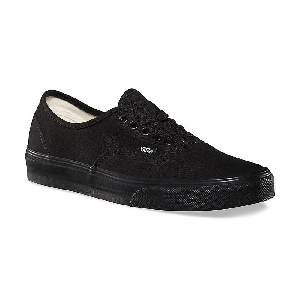 Vans Black Authentic Canvas Trainers - VN0A3-EE3BKA