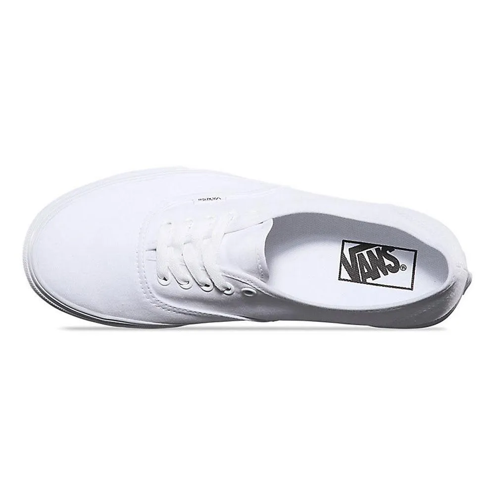 Vans White Authentic Canvas Trainers - VN0A3-EE3W00