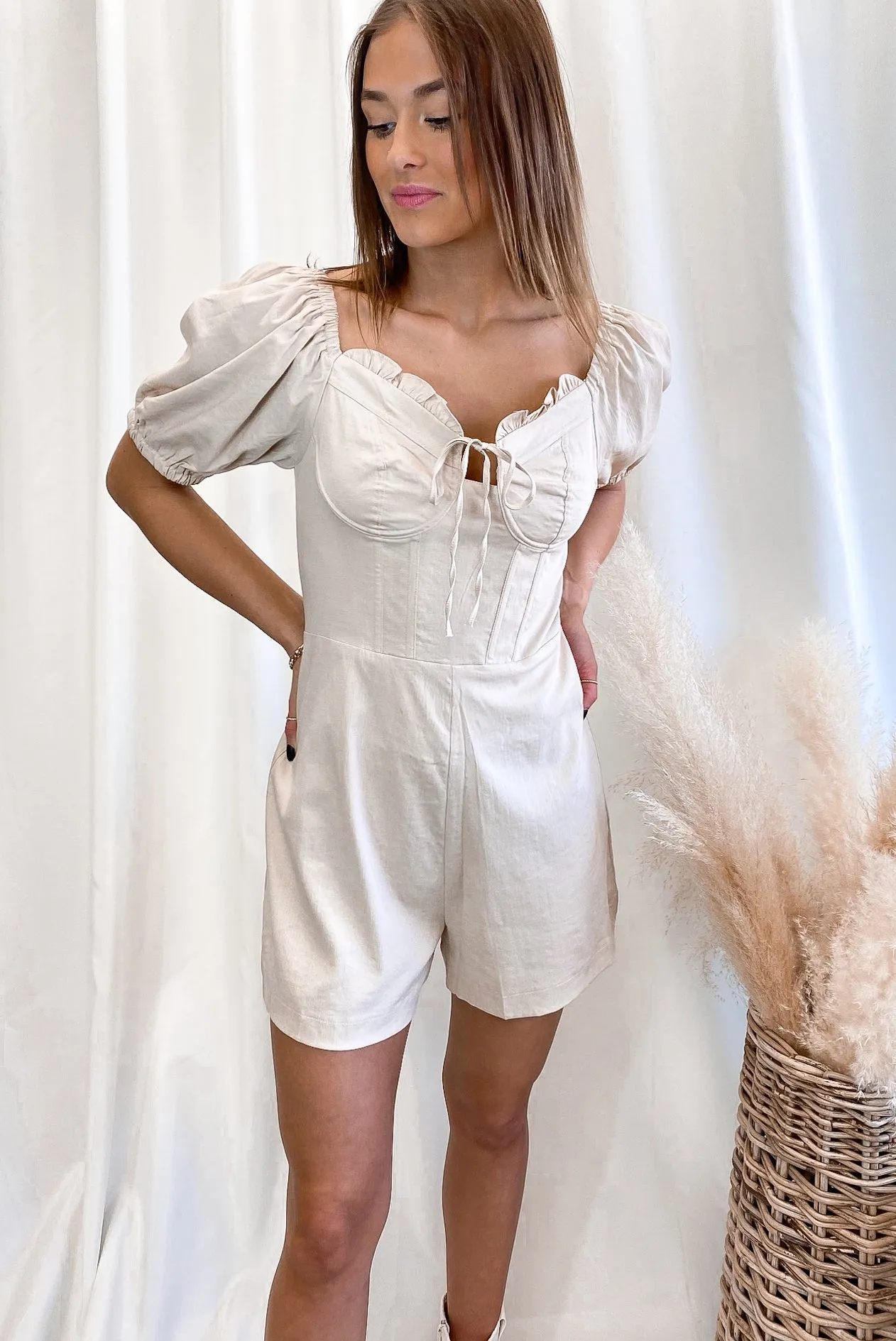 Vernon Natural Bodice Romper