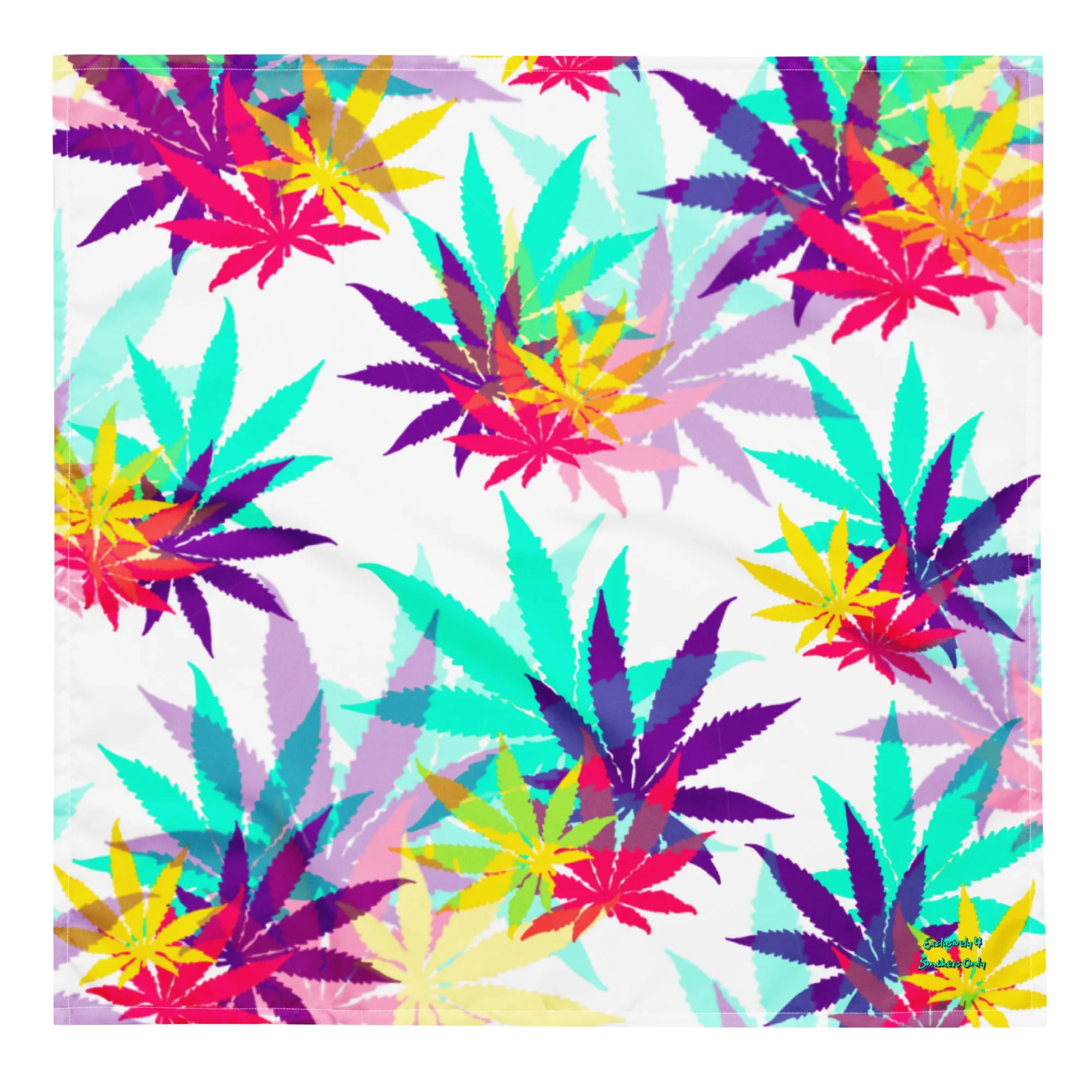 Vibrate leaf All-over print bandana