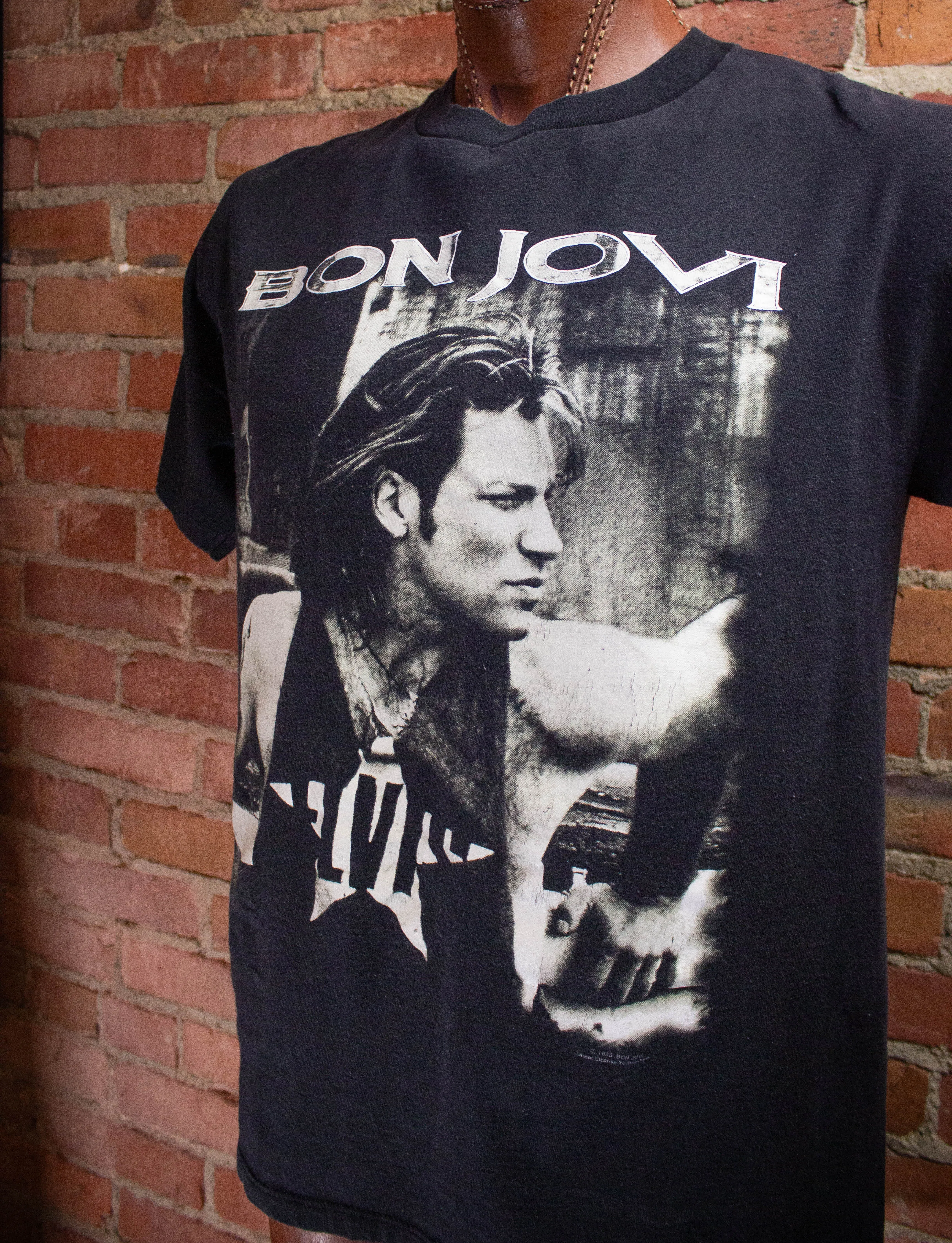 Vintage Bon Jovi Keep The Faith Concert T-Shirt 1993 L